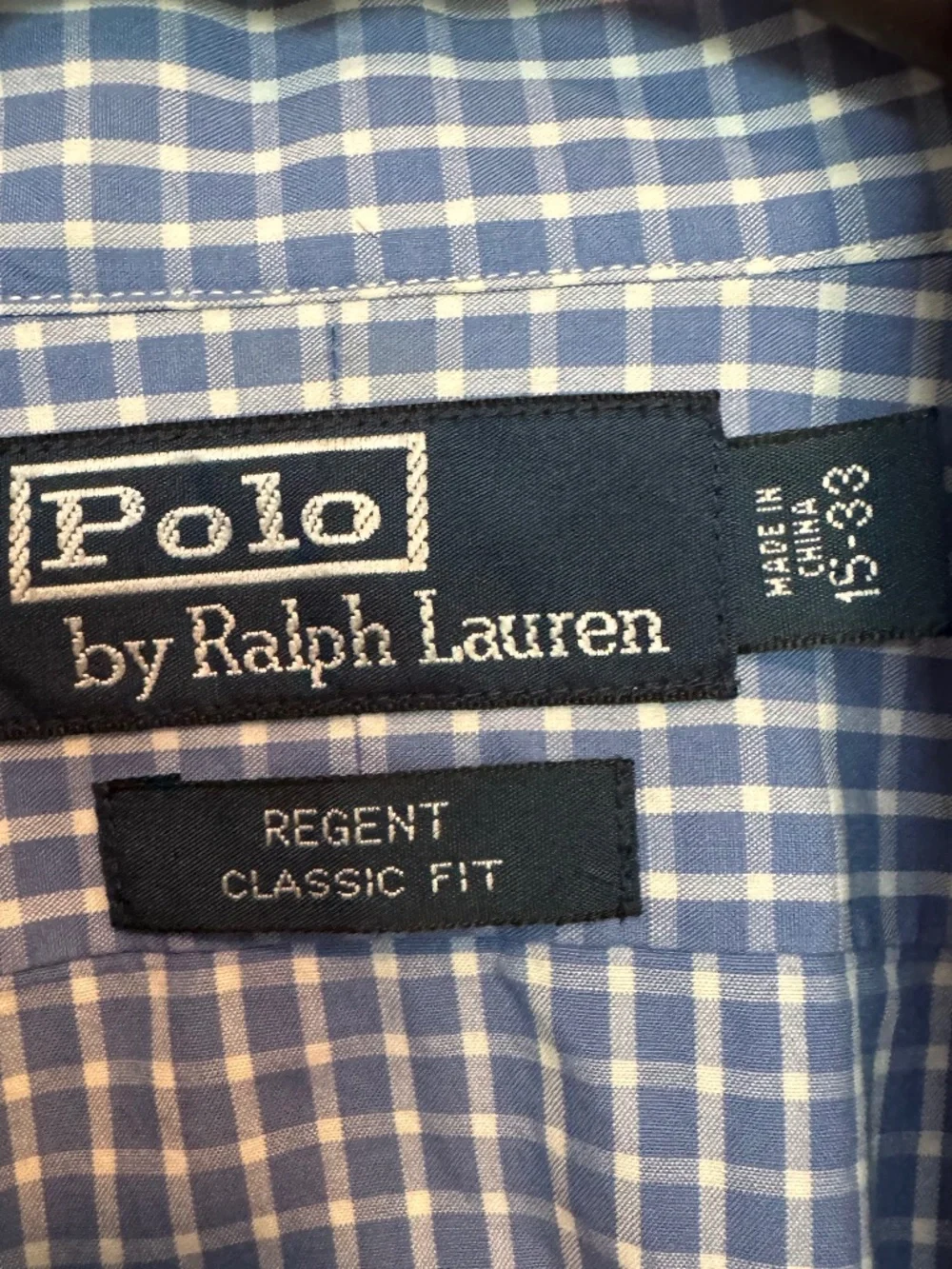 Polo Ralph Lauren Regent Classic Fit Gingham Dress Shirt French Cuffs 15 33